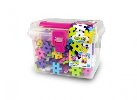 Klocki plastikowe Meli Basic Travel Box Pink 250 elementów (50021) Klocki plastikowe Meli Basic Travel Box Pink 250 elementów (50021)