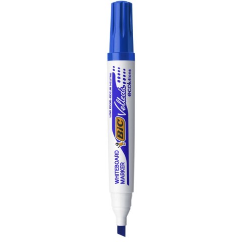 Marker suchościeralny Bic Velleda Ecolutions 1751, niebieski 3,7-5,5mm ścięta końcówka (904947) Marker suchościeralny Bic Velleda Ecolutions 1751, niebieski 3,7-5,5mm ścięta końcówka (904947)
