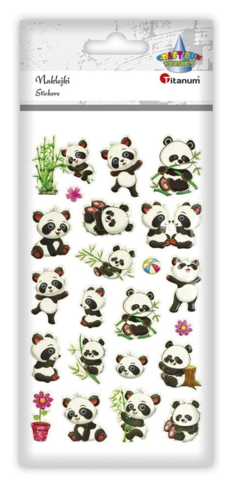 Naklejka (nalepka) Titanum Craft-Fun Series Panda wypukłe (JN-U038) Naklejka (nalepka) Titanum Craft-Fun Series Panda wypukłe (JN-U038)