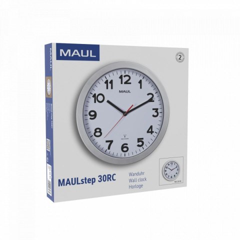 Zegar ścienny Maul MAULstep 30RC SREBRNY (90530/95 ML) Zegar ścienny Maul MAULstep 30RC SREBRNY (90530/95 ML)