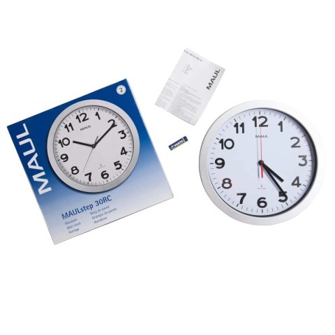 Zegar ścienny Maul MAULstep 30RC SREBRNY (90530/95 ML) Zegar ścienny Maul MAULstep 30RC SREBRNY (90530/95 ML)