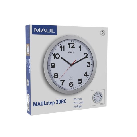 Zegar ścienny Maul MAULstep 30RC SREBRNY (90530/95 ML) Zegar ścienny Maul MAULstep 30RC SREBRNY (90530/95 ML)