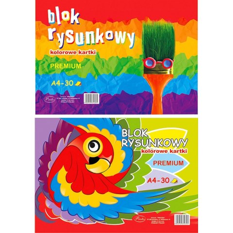 Blok rysunkowy Protos A4 kolorowy 80g 30k Blok rysunkowy Protos A4 kolorowy 80g 30k