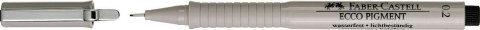 Cienkopis kreślarski Faber Castell Ecco Pigment, czarny 0,2mm 1kol. (FC166299) Cienkopis kreślarski Faber Castell Ecco Pigment, czarny 0,2mm 1kol. (FC166299)