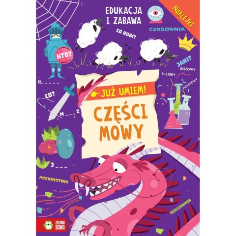 Książka Zielona Sowa Już umiem. Części mowy Książka Zielona Sowa Już umiem. Części mowy