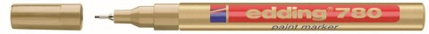 Marker olejowy Edding, złoty 0,8mm (780) Marker olejowy Edding, złoty 0,8mm (780)