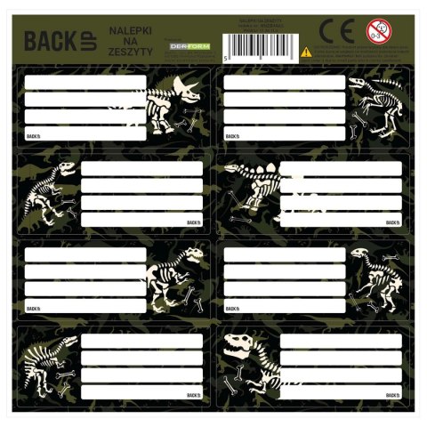 Naklejka na zeszyt Derform (NNZB4A113) Naklejka na zeszyt Derform (NNZB4A113)