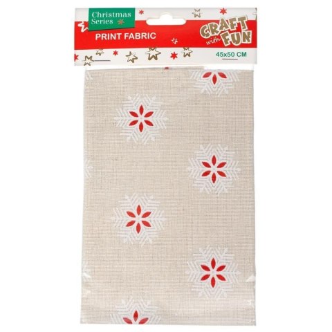 Ozdoba świąteczna Craft Fun boże narodzenie tkanina 45x50 cm (412796) Ozdoba świąteczna Craft Fun boże narodzenie tkanina 45x50 cm (412796)