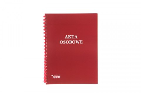 Teczka do akt osobowych Warta ABCDE niezadrukowana A4 (1824-339-092) Teczka do akt osobowych Warta ABCDE niezadrukowana A4 (1824-339-092)