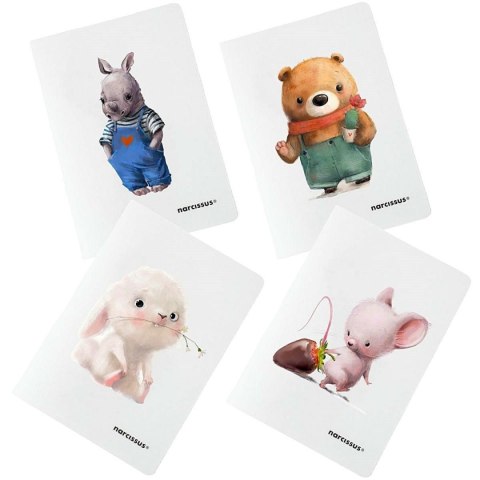 Zeszyt Narcissus cute PP A4 32k. 80g linia kolor Zeszyt Narcissus cute PP A4 32k. 80g linia kolor