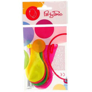 Balon gumowy Arpex neonowe fluorescencyjny 6 szt mix 240mm 9cal (K351)