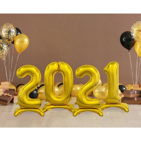 Balon gumowy Godan Beauty&Charm cyfra stojąca złota złota 750mm 30cal (BC-ASZ2) Balon gumowy Godan Beauty&Charm cyfra stojąca złota złota 750mm 30cal (BC-ASZ2)