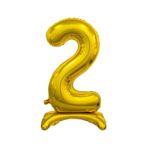 Balon gumowy Godan Beauty&Charm cyfra stojąca złota złota 750mm 30cal (BC-ASZ2) Balon gumowy Godan Beauty&Charm cyfra stojąca złota złota 750mm 30cal (BC-ASZ2)