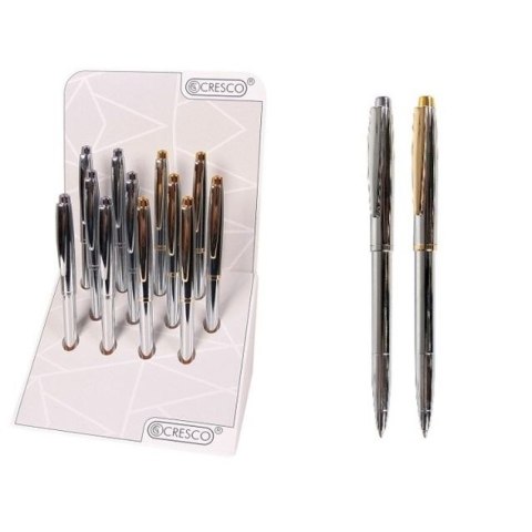 Długopis standardowy Cresco Maestro Chrom niebieski 1,0mm (5907464215641) Długopis standardowy Cresco Maestro Chrom niebieski 1,0mm (5907464215641)