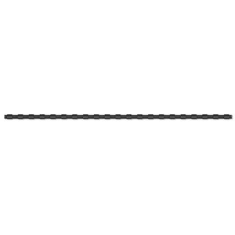 Grzbiety do bindowania Titanum A4 czarny plastik śr. 6mm (6CZ) Grzbiety do bindowania Titanum A4 czarny plastik śr. 6mm (6CZ)