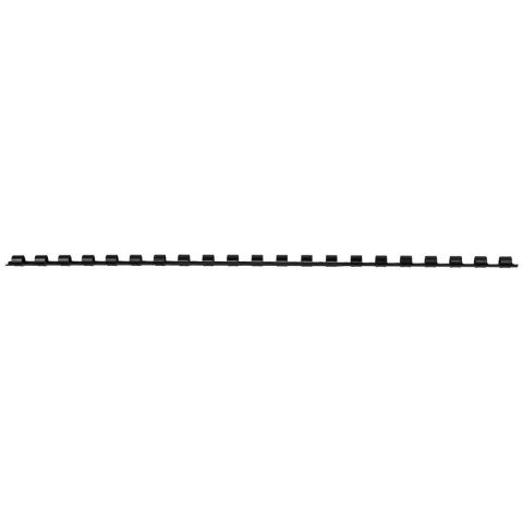 Grzbiety do bindowania Titanum A4 czarny plastik śr. 6mm (6CZ) Grzbiety do bindowania Titanum A4 czarny plastik śr. 6mm (6CZ)
