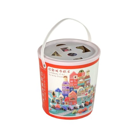 Klocki drewniane Lean Miasto Litery Puzzle 135 Sztuk (9830) Klocki drewniane Lean Miasto Litery Puzzle 135 Sztuk (9830)