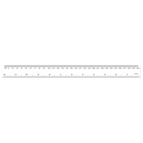 Linijka plastikowa Tetis 30cm przeźroczysta 30cm (BL-002C (400)) Linijka plastikowa Tetis 30cm przeźroczysta 30cm (BL-002C (400))