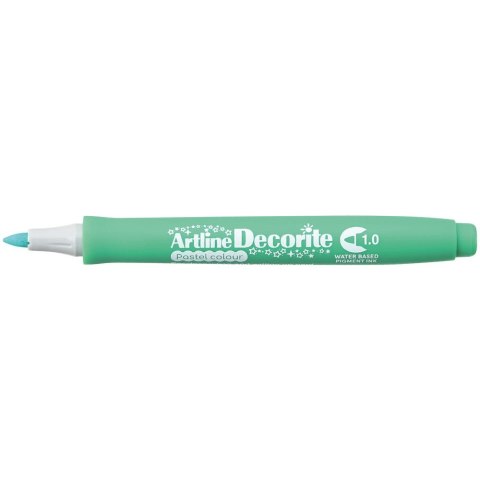 Marker permanentny Artline pastelowy decorite, zielony 1,0mm pędzelek końcówka (AR-033 4 4) Marker permanentny Artline pastelowy decorite, zielony 1,0mm pędzelek końcówka (AR-033 4 4)