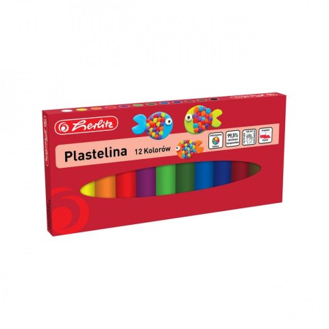 Plastelina Herlitz 12 kol. mix (9588559) Plastelina Herlitz 12 kol. mix (9588559)