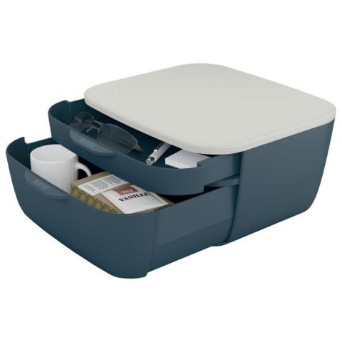 Pojemnik z szufladami Leitz Cosy szary 2 szuflad (53570089) Pojemnik z szufladami Leitz Cosy szary 2 szuflad (53570089)