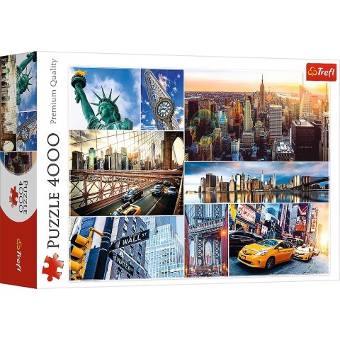 Puzzle Trefl nowy jork kolaż 4000 el. (45006) Puzzle Trefl nowy jork kolaż 4000 el. (45006)