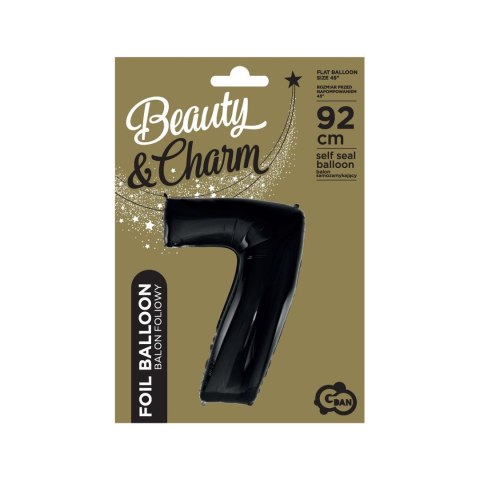 Balon foliowy Godan cyfra 7 CZARNA 45cal (FG-C85CZ0) Balon foliowy Godan cyfra 7 CZARNA 45cal (FG-C85CZ0)