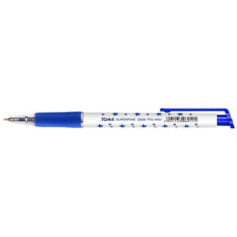 Długopis Toma niebieski gwiazdki niebieski 0,5mm (TO-069) Długopis Toma niebieski gwiazdki niebieski 0,5mm (TO-069)