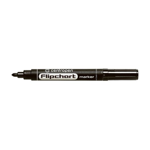 Marker do papieru Centropen 8550, czarny 2,5mm okrągła końcówka Marker do papieru Centropen 8550, czarny 2,5mm okrągła końcówka