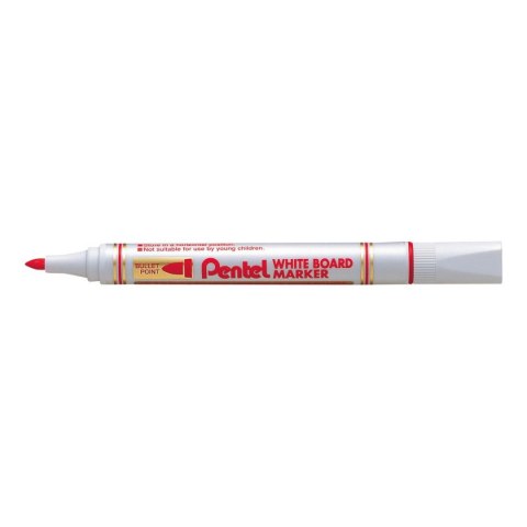 Marker suchościeralny Pentel, czerwony 1,9mm okrągła końcówka Marker suchościeralny Pentel, czerwony 1,9mm okrągła końcówka