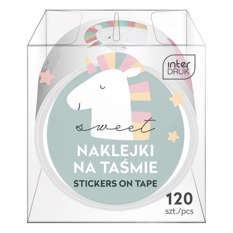 Naklejka (nalepka) Interdruk KIDS na taśmie 24 szt displ (120szt) Naklejka (nalepka) Interdruk KIDS na taśmie 24 szt displ (120szt)