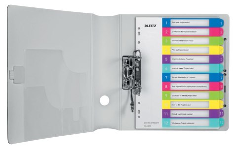 Przekładka numeryczna Leitz Wow z możliwością nadrukowania tekstu A4+ 1-12 (12440000) Przekładka numeryczna Leitz Wow z możliwością nadrukowania tekstu A4+ 1-12 (12440000)