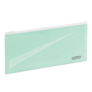 Teczka plastikowa na suwak DL zielony Grand (GR-P053) Teczka plastikowa na suwak DL zielony Grand (GR-P053)