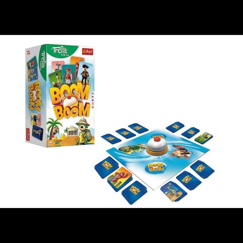 Gra planszowa Trefl Rodzina Treflików Boom Boom Rodzina Treflików (02122) Gra planszowa Trefl Rodzina Treflików Boom Boom Rodzina Treflików (02122)