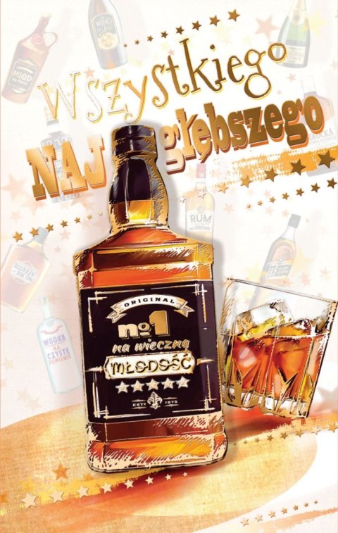 Kartka składana Ab Card [mm:] 130x205 (ab Butle urodziny)