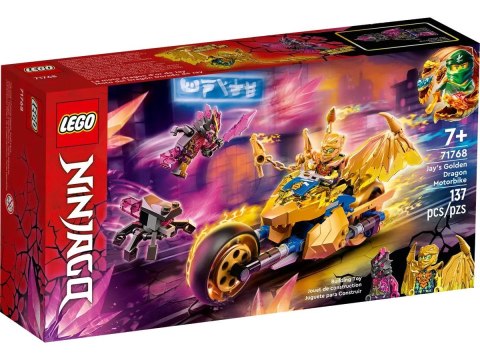 Klocki konstrukcyjne Lego Ninjago Motocykl złotego smoka Jaya (71768) Klocki konstrukcyjne Lego Ninjago Motocykl złotego smoka Jaya (71768)