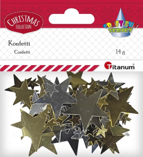 Konfetti Titanum Craft-Fun Series gwiazdki Konfetti Titanum Craft-Fun Series gwiazdki