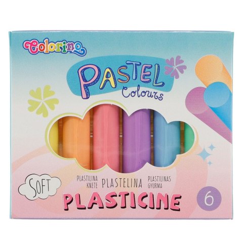 Plastelina Patio 6 kol. Pastel Colorino Kids mix (84972) Plastelina Patio 6 kol. Pastel Colorino Kids mix (84972)