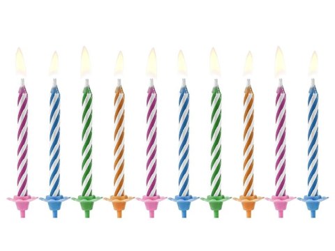Świeczka urodzinowa Partydeco Urodzinowe Magiczne 6cm/10sztuk (SCP-9) Świeczka urodzinowa Partydeco Urodzinowe Magiczne 6cm/10sztuk (SCP-9)