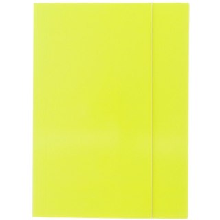 Teczka kartonowa na gumkę (jk) szkolna fluo A4 mix 250g Kreska