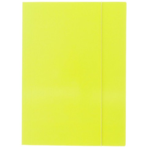 Teczka kartonowa na gumkę (jk) szkolna fluo A4 mix 250g Kreska Teczka kartonowa na gumkę (jk) szkolna fluo A4 mix 250g Kreska