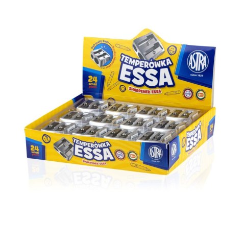 Temperówka Astra ALUMINIOWA Z DWOMA OTWORAMI metaliczny metal (404120001) Temperówka Astra ALUMINIOWA Z DWOMA OTWORAMI metaliczny metal (404120001)