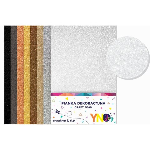 Arkusz piankowy Interdruk pianka dekoracyjna NC-018 kolor: mix 8 ark. (IPIANC019) Arkusz piankowy Interdruk pianka dekoracyjna NC-018 kolor: mix 8 ark. (IPIANC019)