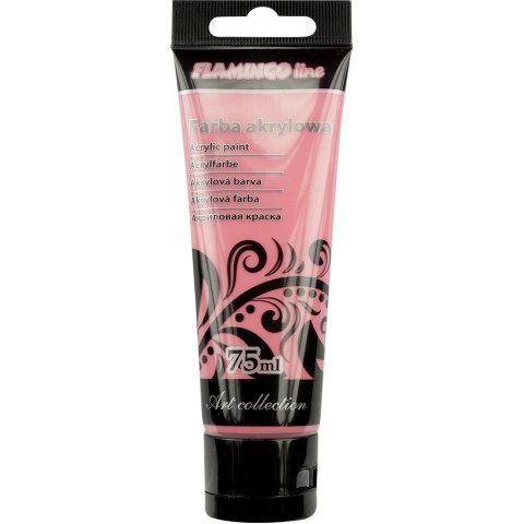 Farba akrylowa Flamingo Line kolor: czerwony jasny 75ml (023) Farba akrylowa Flamingo Line kolor: czerwony jasny 75ml (023)