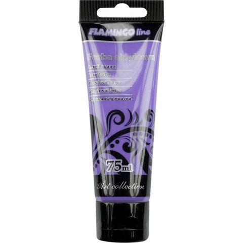 Farba akrylowa Flamingo Line kolor: fioletowy 75ml (040) Farba akrylowa Flamingo Line kolor: fioletowy 75ml (040)