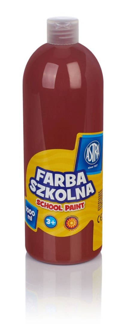 Farby plakatowe Astra szkolne kolor: brązowy 1000ml 1 kolor. Farby plakatowe Astra szkolne kolor: brązowy 1000ml 1 kolor.