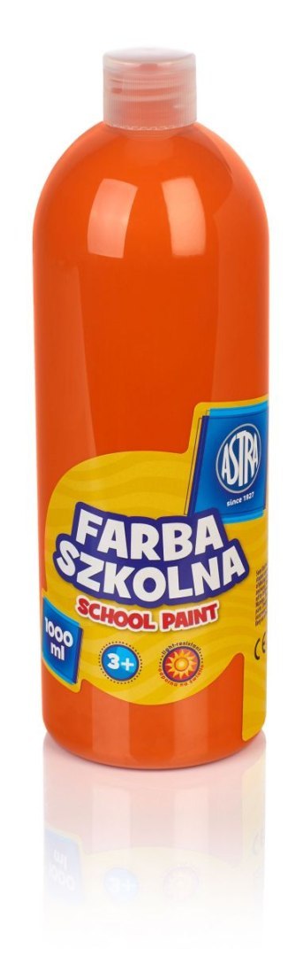 Farby plakatowe Astra szkolne kolor: pomarańczowy 1000ml 1 kolor. Farby plakatowe Astra szkolne kolor: pomarańczowy 1000ml 1 kolor.
