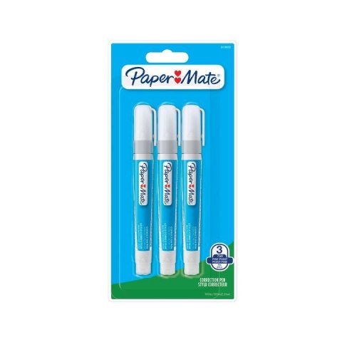 Korektor w długopisie (piórze) Paper Mate 3 szt 7ml (2118932)