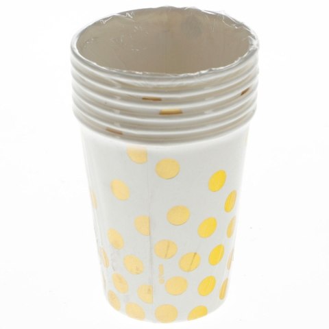Kubek jednorazowy Godan ZŁOTE GROSZKI 270ml (PF-KPZGB) Kubek jednorazowy Godan ZŁOTE GROSZKI 270ml (PF-KPZGB)