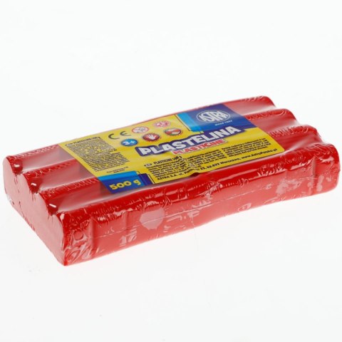 Plastelina Astra 1 kol. czerwona 500g Plastelina Astra 1 kol. czerwona 500g